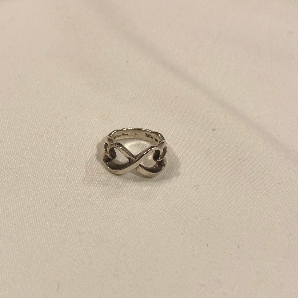 Tiffany double heart ring. Size 6